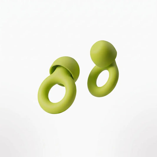 SENKOKU Serene green silicone earplugs